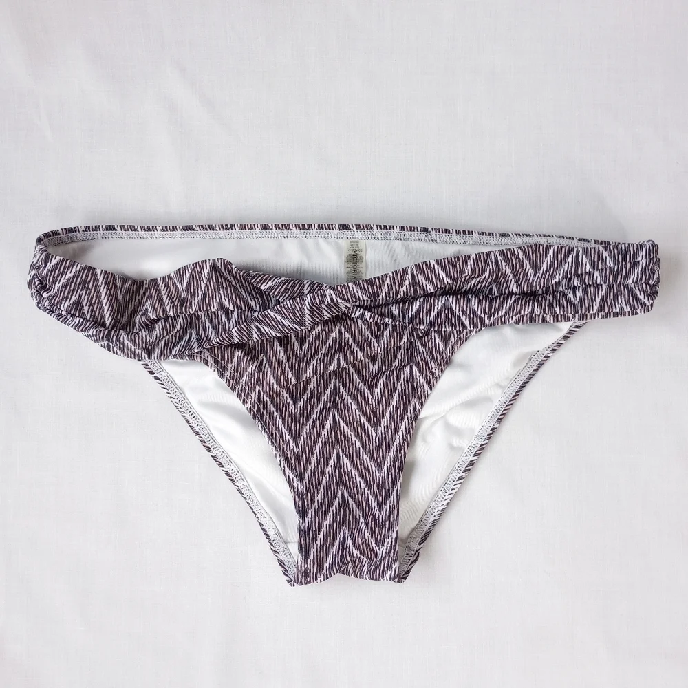 Victoria's Secret▪️Herringbone Patterned Bikini Swim Bottom